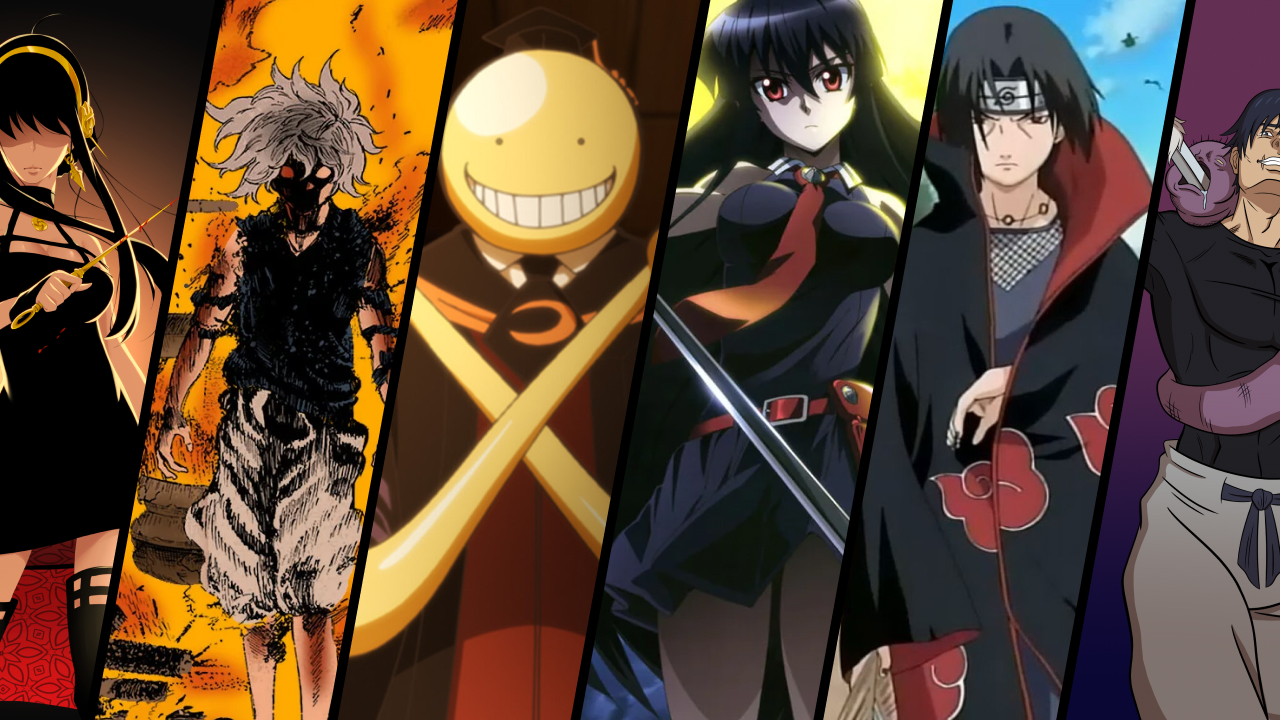 Imagem de destaque post 8 Assassinos Icônicos dos Animes e Onde Assistir Online no Streaming