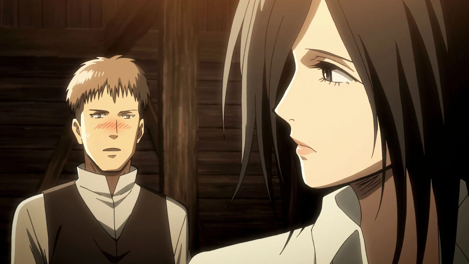 Imagem de destaque post Attack on Titan: Studio MAPPA confirma casal após audiodescrição oficial