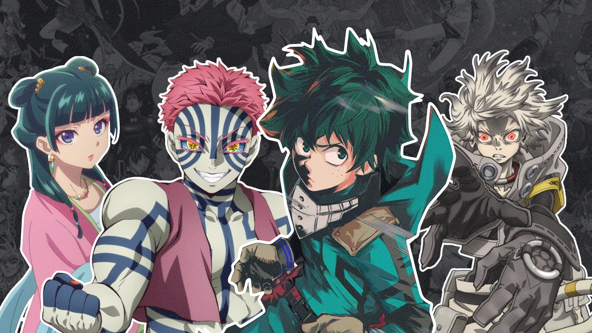 Capa com alguns personagens premiados no anime awards 2026