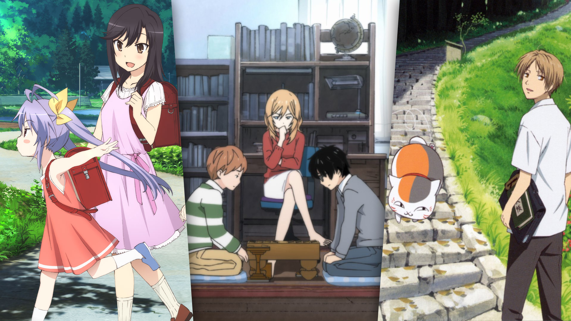 Capa do artigo 10 animes Slice of Life