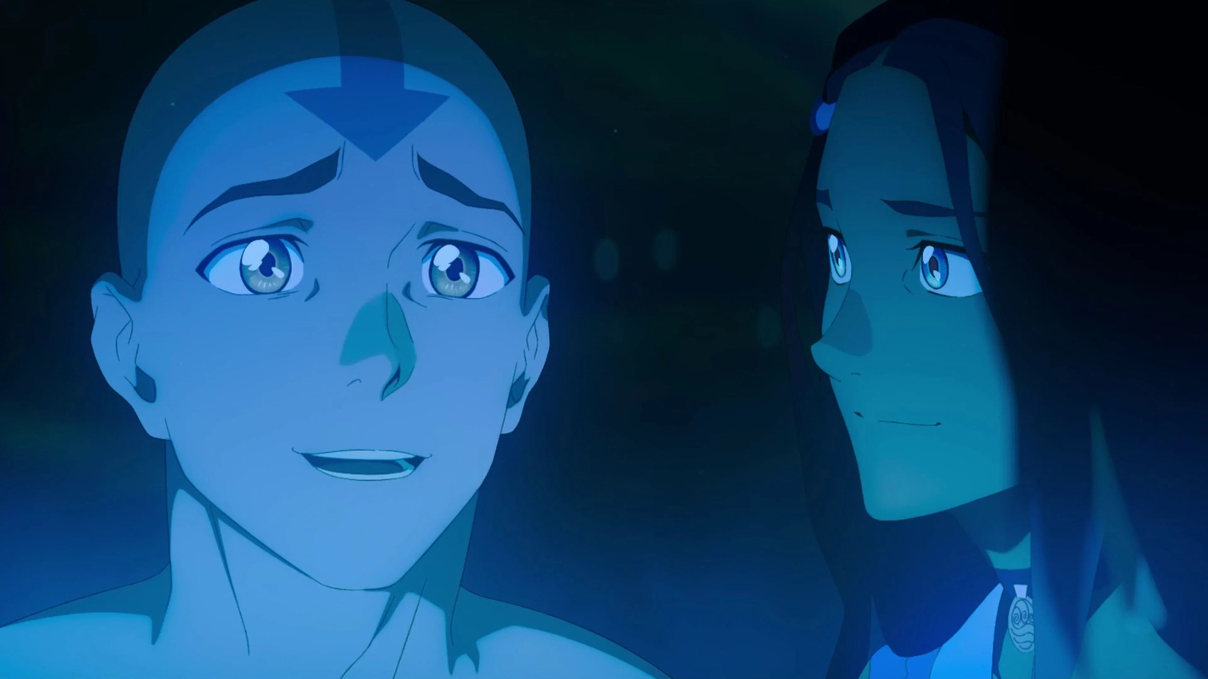 Cena do filme Avatar Aang extraída do trailer