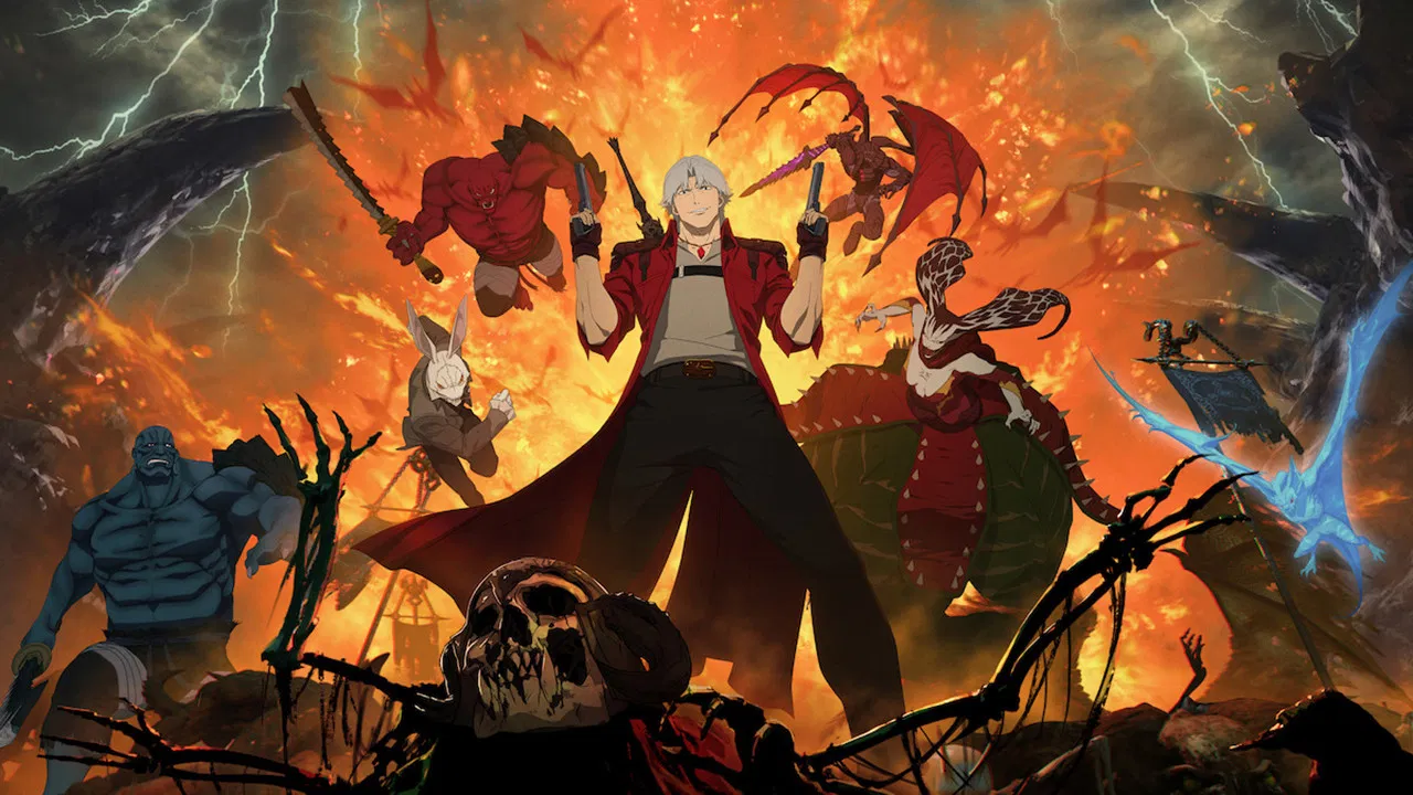 Imagem de divulgação de Devil May Cry de 2025 produzido pela Netflix