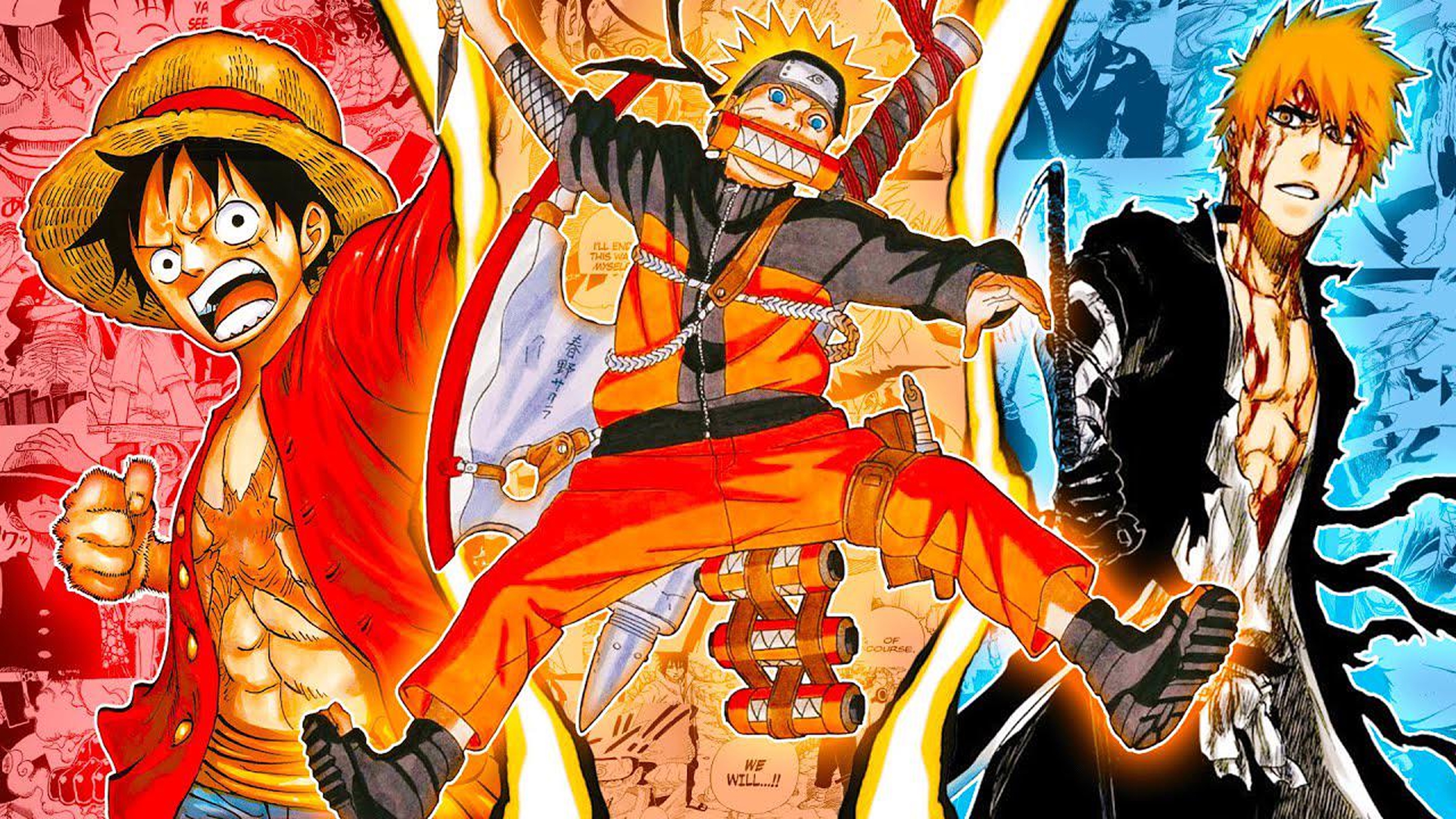imagem de Naruto, One Piece e Bleach - A Influência do Big 3 na Cultura Pop e Nostalgia 2