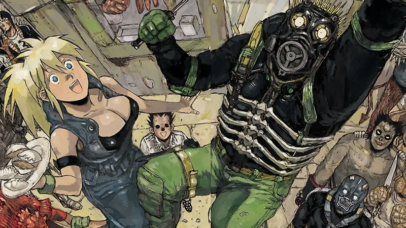 imagem do estilo visual do mangá de dorohedoro