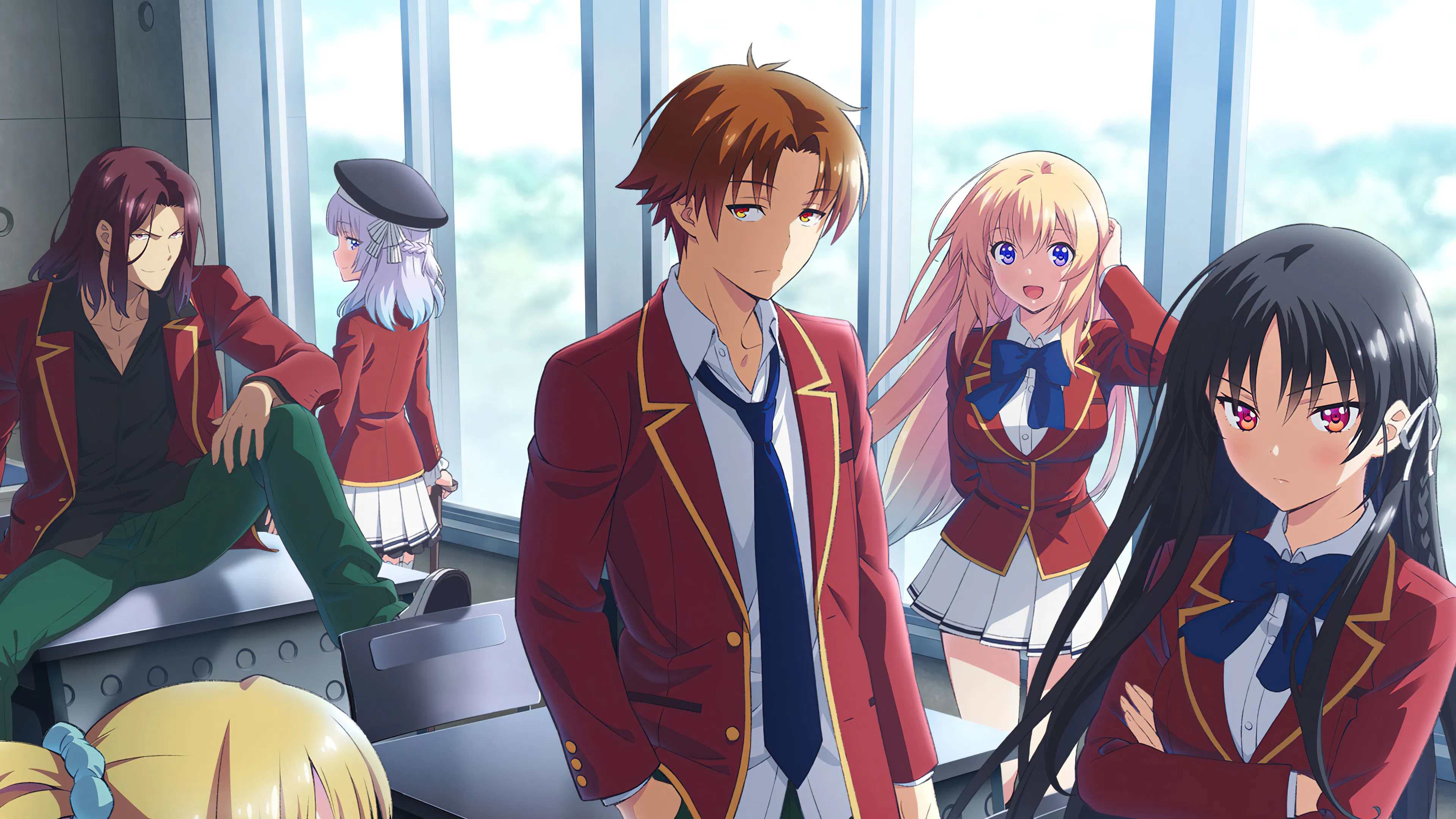 Personsagens do Anime Classroom of the elite IV