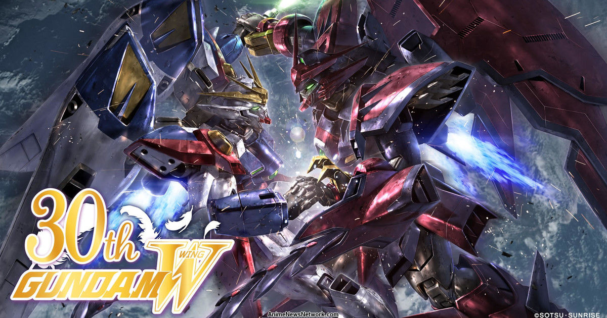Imagem oficial do 30º aniversário de Gundan Wing
