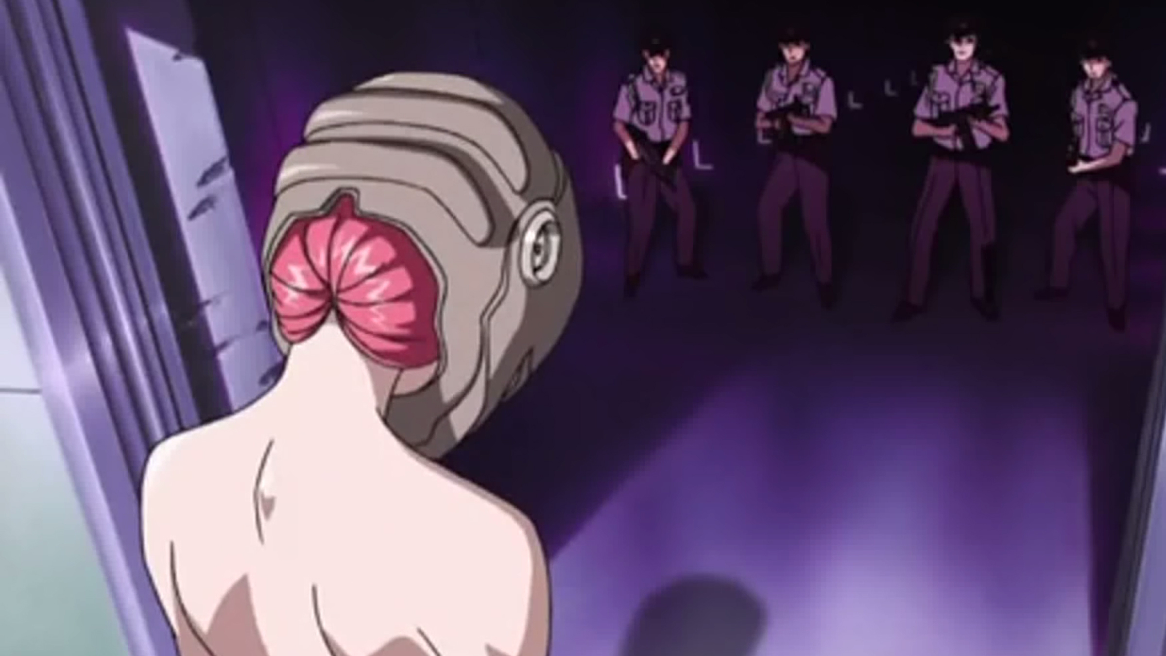 Cena inicial da Lucy no Anime
