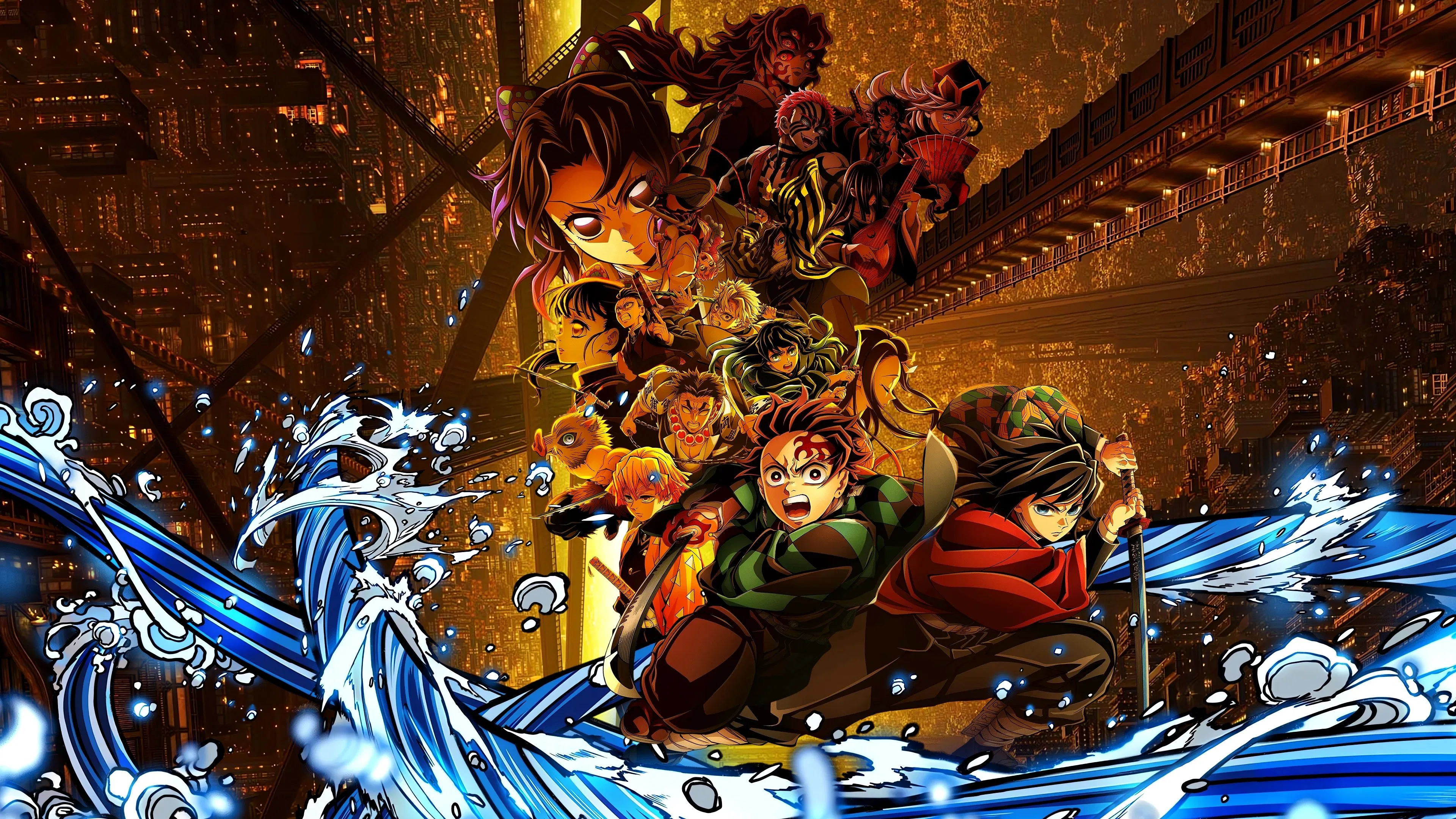 Divulgação: poster do filme Castelo Infinito de Demon Slayer