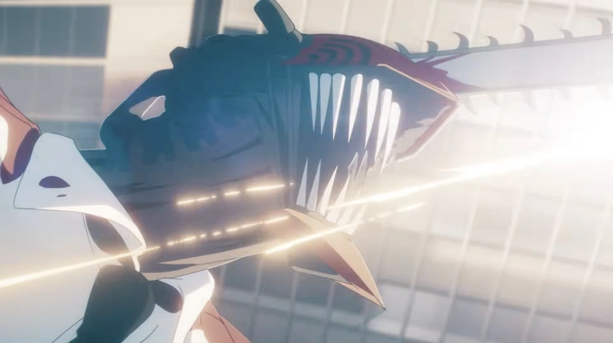 frame do trailer de Chainsawman studio mappa