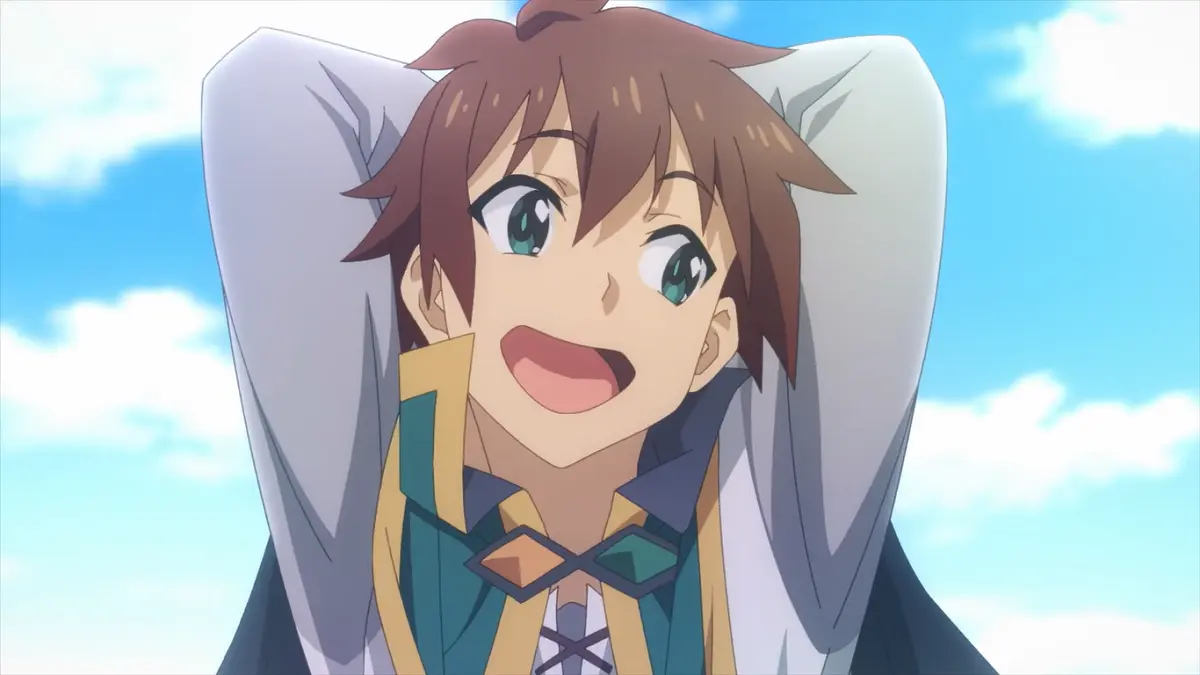 Personagem Kazuma de KonoSuba