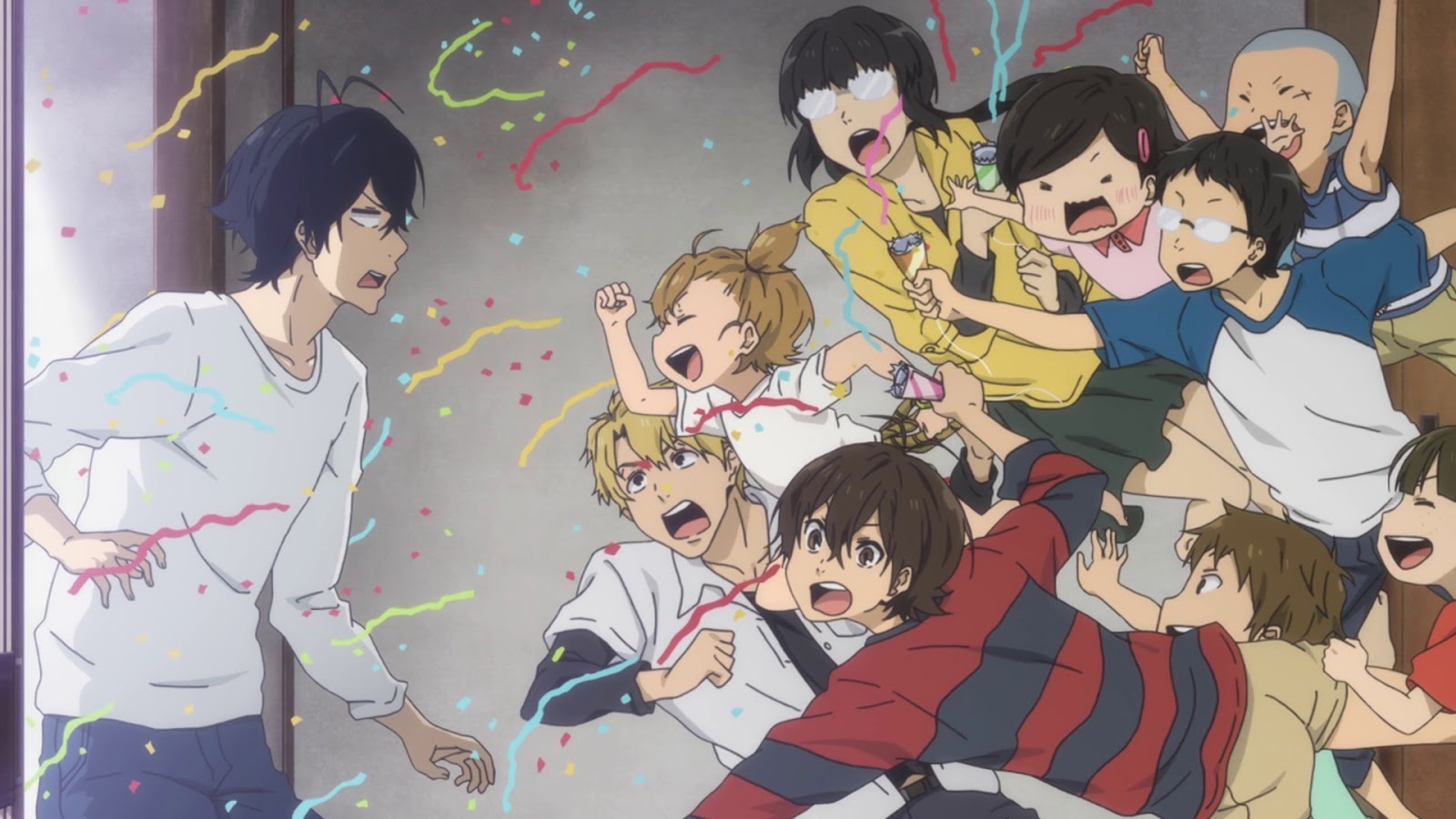 Cena do anime Barakamon