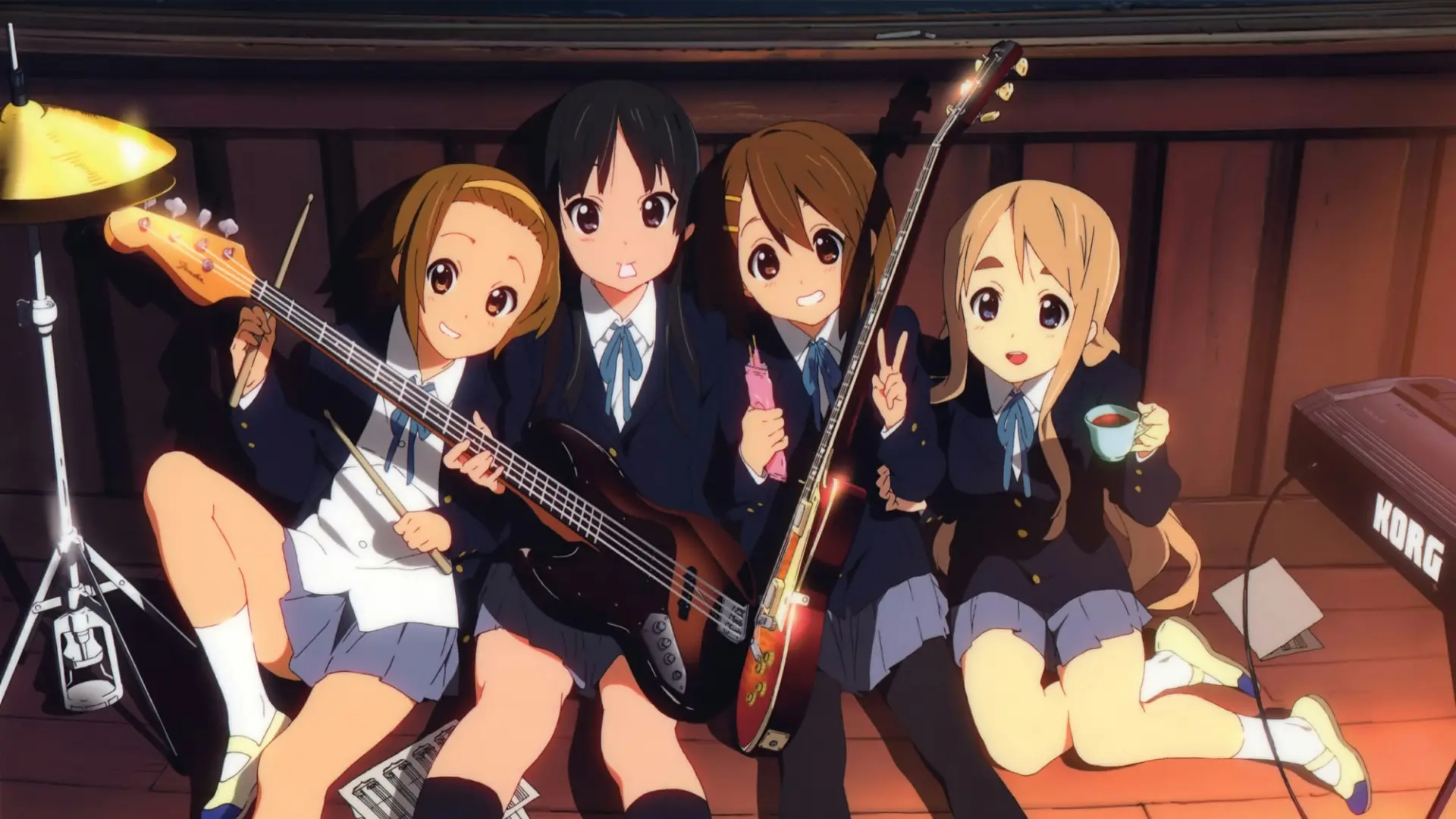 As amigas em K-On!