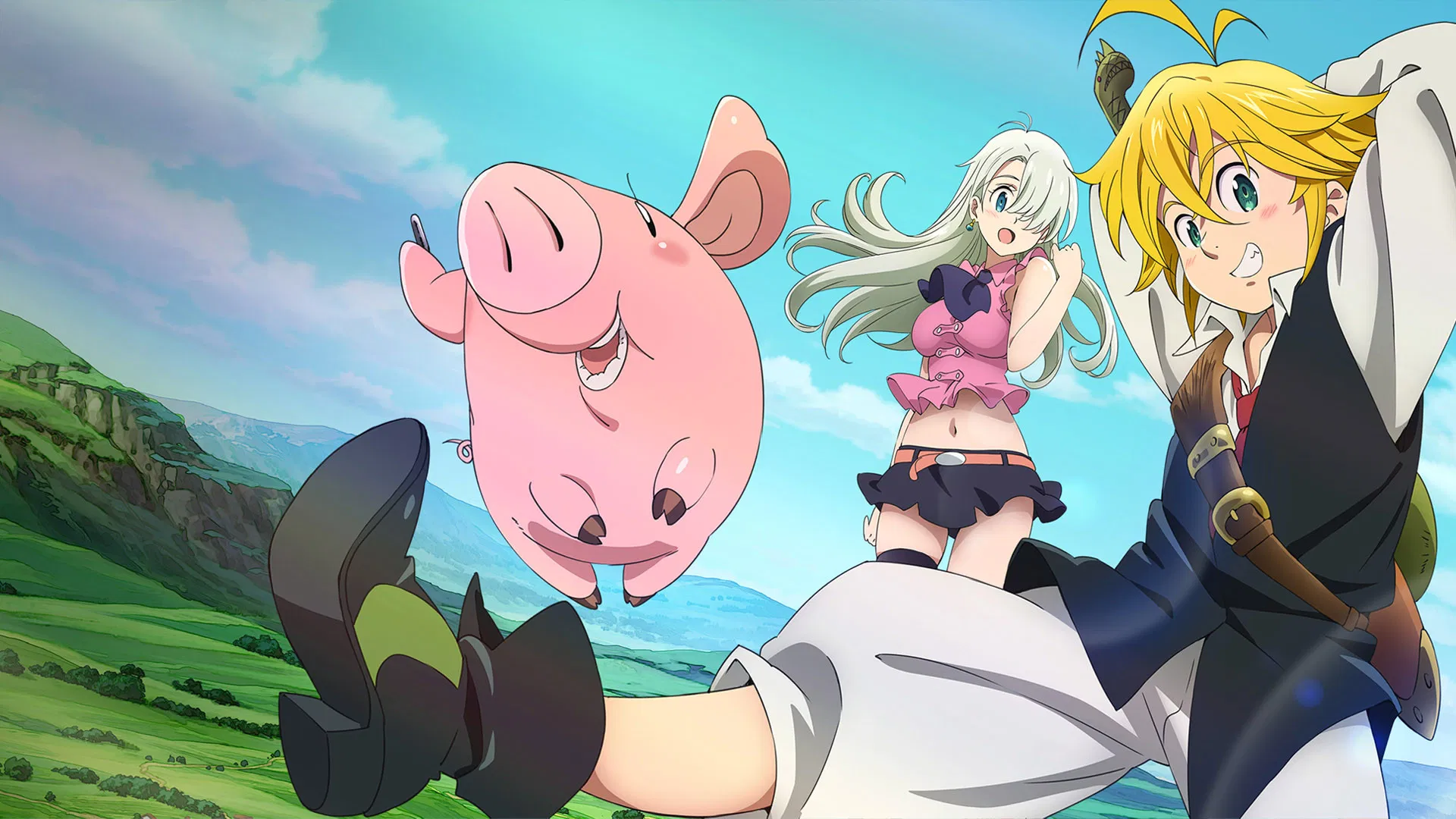 Elizabeth e Meliodas de The Seven Deadly Sins