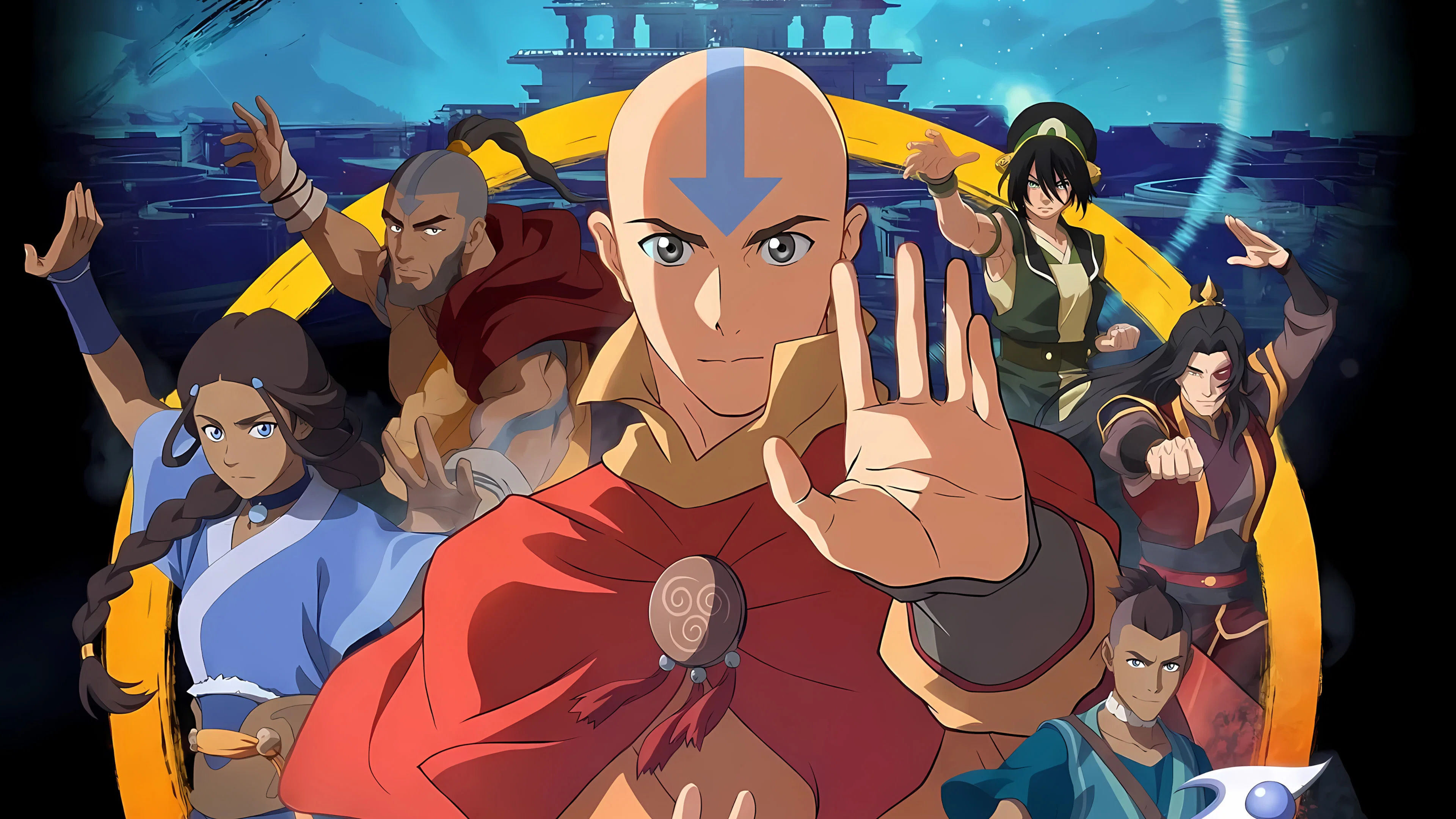 Poster oficial de Avatar Aang