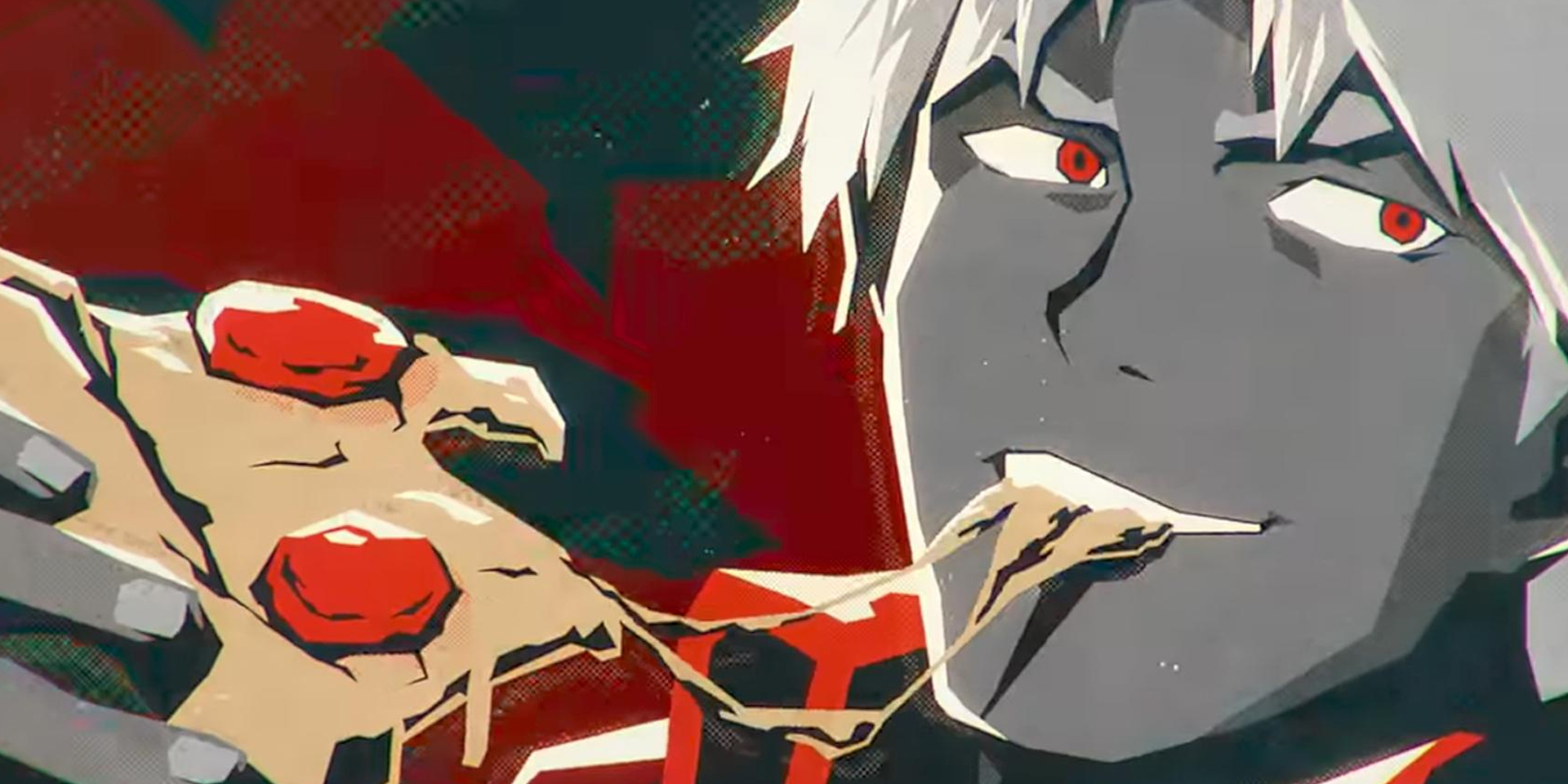 Dante comendo pizza. Reprodução Netflix.