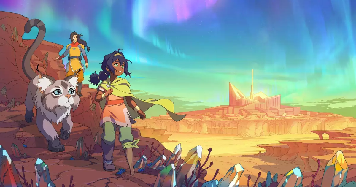Arte conceitual de Avatar Seven Havens mostrando a nova Avatar Pavi
