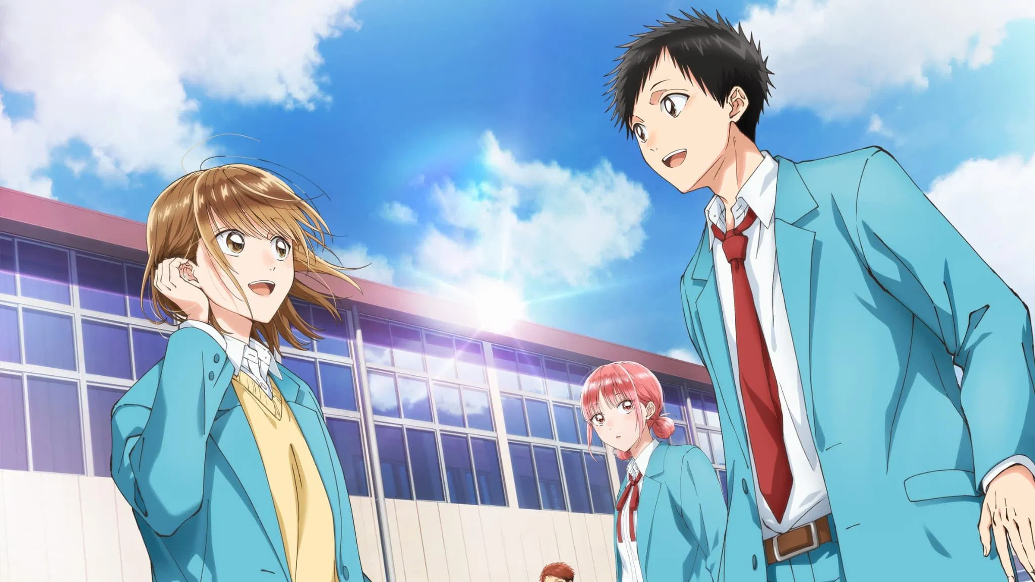 Imagem de personagens do anime e mangá Blue Box